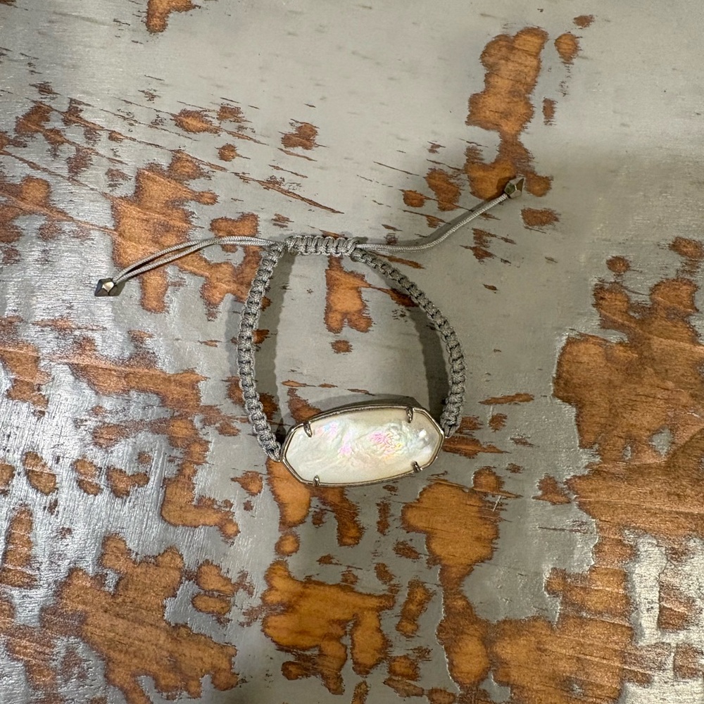 Kendra Scott Adjustable Bracelet - Gray & White
